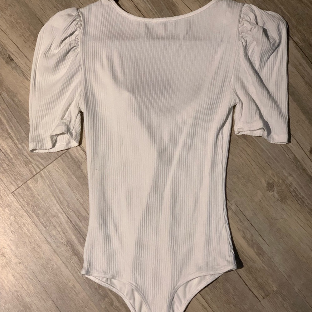 White Fashion Nova bodysuit
